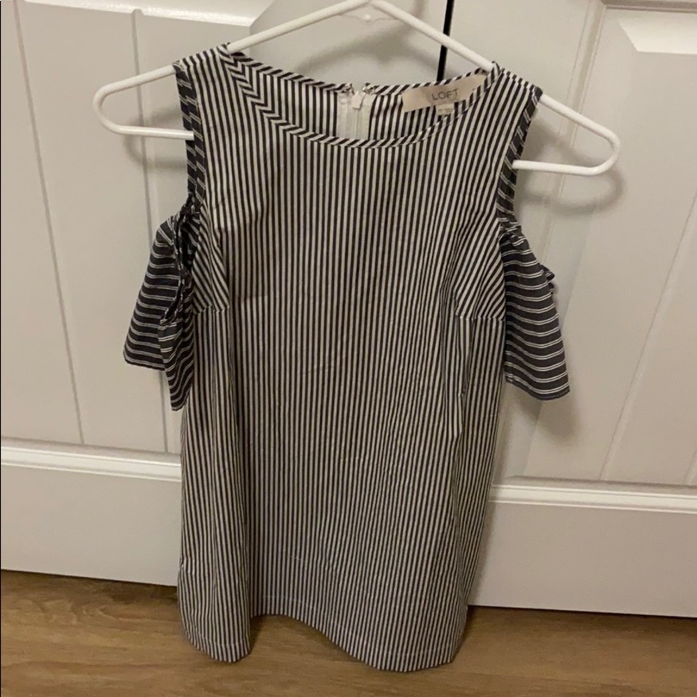 Loft off the shoulder dress